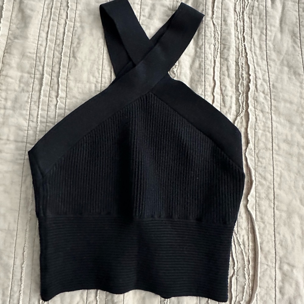 Abercrombie & Fitch Ribbed Halter Top